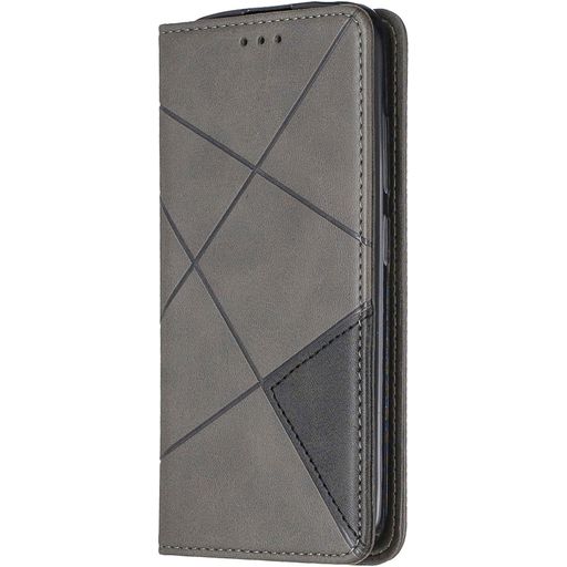 Mobigear Rhombus Slim Nokia 2.2 Hoesje Bookcase - Grijs