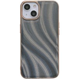 Mobigear Wavy iPhone 14 Plus Hoesje Hardcase Backcover - Zilver