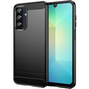 Mobigear Brushed Slim Samsung Galaxy A26 Hoesje Flexibel TPU Backcover - Zwart