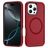 Mobigear Rugged Mag iPhone 16 Pro MagSafe Hoesje Hardcase Backcover Shockproof - Rood