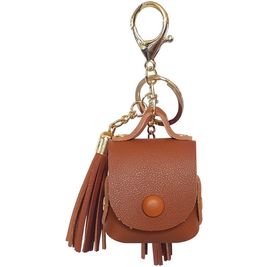 Mobigear Tassels Apple AirPods 1 Hoesje - Bruin