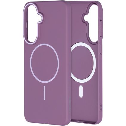 Mobiparts Slim Line Samsung Galaxy A57 MagSafe Hoesje Hardcase Backcover - Imperial Purple