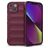 Mobigear Bumpy iPhone 14 Hoesje Flexibel TPU Backcover - Bordeaux Rood