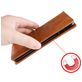 Mobigear Sensation Samsung Galaxy S10 Plus Hoesje Bookcase Portemonnee - Cognac