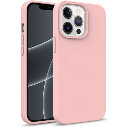 Mobigear Bio iPhone 13 Mini Hoesje Eco Friendly Backcover - Roze