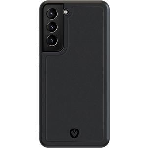 Valenta Snap Samsung Galaxy S21 Plus Hoesje Echt Leer Backcover - Zwart