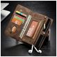 Caseme 008 iPhone XS Hoesje Uitneembare 2in1 Bookcase Portemonnee - Bruin