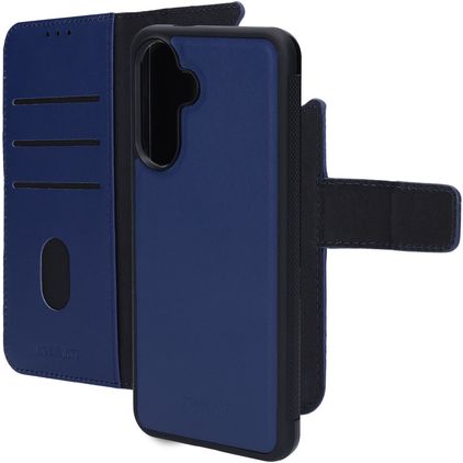 Mobiparts Samsung Galaxy A56 Hoesje Echt Leer Uitneembare 2in1 Bookcase Portemonnee - Blauw
