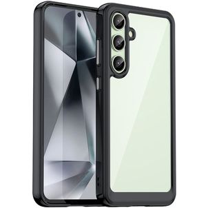 Mobigear Crystal Samsung Galaxy S24 FE Hoesje Hardcase Backcover - Zwart
