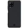 Valenta Snap Samsung Galaxy A12 Hoesje Echt Leer Backcover - Zwart