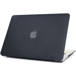 Mobigear Matte MacBook Air 13 Inch (2010-2019) Hoes Hardshell Laptopcover MacBook Case - Zwart - Model A1369 / A1466
