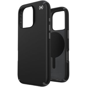 Speck Presidio2 Pro iPhone 16 Pro MagSafe Hoesje Hardcase Backcover Shockproof - Zwart