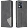 Mobigear Rhombus Slim Motorola Moto E13 Hoesje Bookcase - Grijs