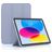 Mobigear Tri-Fold Gel iPad 10 (2022) Hoes TPU,Kunstleer Bookcase - Blauw