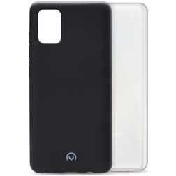 Mobilize Rubber Gelly Samsung Galaxy A31 Hoesje Flexibel TPU Backcover - Matt Black