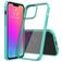 Mobigear Crystal iPhone 13 Pro Max Hoesje Hardcase Backcover - Transparant / Turquoise
