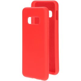 Mobiparts Samsung Galaxy S10e Siliconen Hoesje Backcover - Scarlet Red