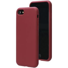 Mobiparts iPhone SE (2020) Siliconen Hoesje Backcover - Plum Red Mobiparts iPhone SE (2020) Siliconen Hoesje Backcover - Plum Red