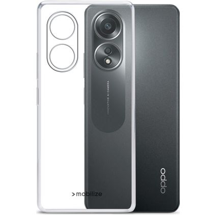 Mobilize Gelly Doorzichtig OPPO A58 4G Hoesje Flexibel TPU Backcover - Transparant