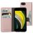 Mobiparts Classic Wallet iPhone SE (2020) Hoesje Bookcase Portemonnee - Roze