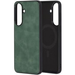 Mobiparts Classic Samsung Galaxy A57 MagSafe Hoesje TPU,Kunstleer Backcover - Emerald Green