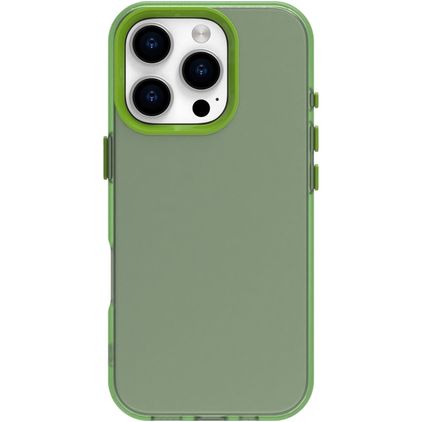 Mobigear Crystal iPhone 16 Pro Max Hoesje Hardcase Backcover - Groen