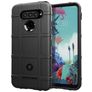 Mobigear Rugged Shield LG K51s Hoesje Flexibel TPU Backcover Shockproof - Zwart