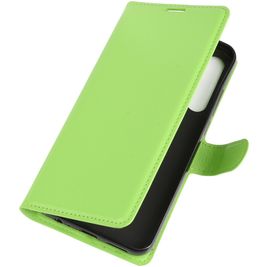 Mobigear Classic HTC Desire 20 Pro Hoesje Bookcase Portemonnee - Groen