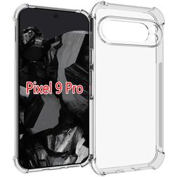 Mobigear Cushion Doorzichtig Google Pixel 9 Pro XL Hoesje Flexibel TPU Backcover - Transparant