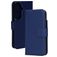 Mobiparts Wallet Samsung Galaxy S26 MagSafe Hoesje Echt Leer Bookcase Portemonnee - Blauw