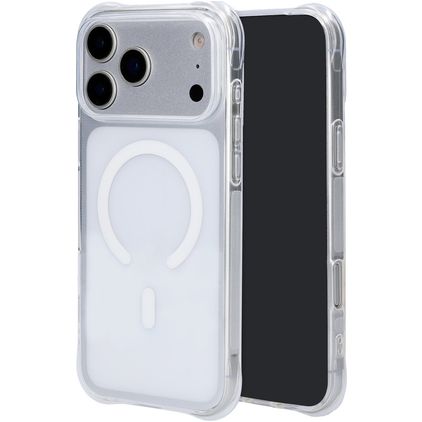 Mobiparts Classic Doorzichtig iPhone 18 Pro Max MagSafe Hoesje Flexibel TPU Backcover - Transparant