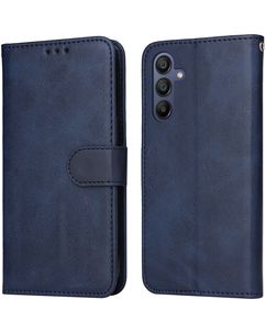 Mobigear Wallet Samsung Galaxy A17 Hoesje Bookcase Portemonnee - Blauw