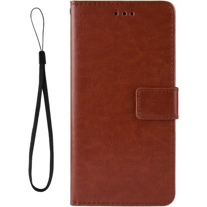 Mobigear Wallet HTC Desire 20 Pro Hoesje Bookcase Portemonnee - Bruin