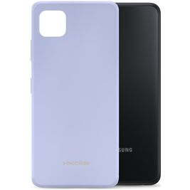 Mobilize Rubber Gelly Samsung Galaxy A22 5G Hoesje Flexibel TPU Backcover - Pastel Purple