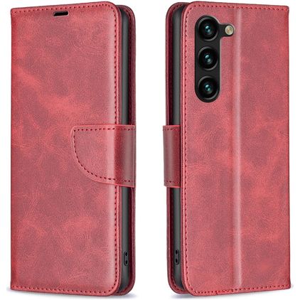 Mobigear Excellent Samsung Galaxy S25 Plus Hoesje Bookcase Portemonnee - Rood