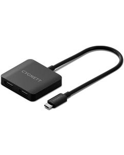 Cygnett Unite 2-in-1 USB-C naar HDMI Hub - Zwart