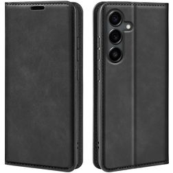 Mobigear Retro Slim Samsung Galaxy S25 FE Hoesje Bookcase Portemonnee - Zwart