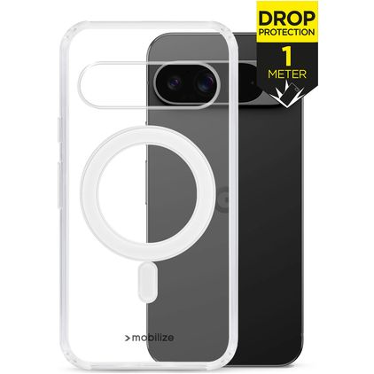 Mobilize Naked Protection Doorzichtig Google Pixel 9 Pro XL MagSafe Hoesje Hardcase Backcover Shockproof - Transparant