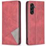 Mobigear Rhombus Slim Samsung Galaxy A55 Hoesje Bookcase - Rood