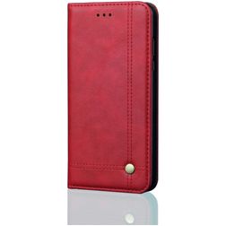 Mobigear Stitching Huawei Mate 20 Pro Hoesje Bookcase Portemonnee - Rood