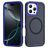 Mobigear Rugged Mag iPhone 16 Pro MagSafe Hoesje Hardcase Backcover Shockproof - Marineblauw