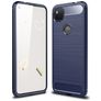 Mobigear Brushed Slim Google Pixel 4a Hoesje Flexibel TPU Backcover - Blauw