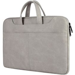 Mobigear Sand Laptop Aktetas 13 - 14 inch Laptoptas + Handvat - Grijs