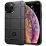 Mobigear Rugged Shield iPhone 12 Pro Hoesje Flexibel TPU Backcover Shockproof - Zwart