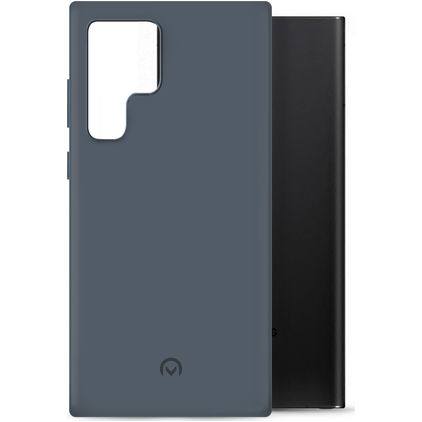 Mobilize Rubber Gelly Samsung Galaxy S22 Ultra Hoesje Flexibel TPU Backcover - Matt Blue