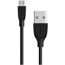Mobiparts USB-A naar Micro USB Kabel 1 Meter - Zwart