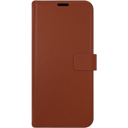 Valenta Gel Skin Samsung Galaxy A13 4G Hoesje Echt Leer Bookcase Portemonnee - Bruin