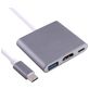 Mobigear USB-C naar HDMI / USB-A / USB-C Hub - Grijs