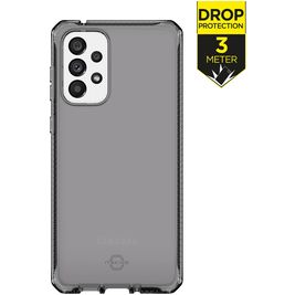 ITSkins SpectrumClear Samsung Galaxy A73 Hoesje Flexibel TPU Backcover Shockproof - Smoke