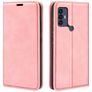 Mobigear Retro Slim TCL 305 Hoesje Bookcase Portemonnee - Roze